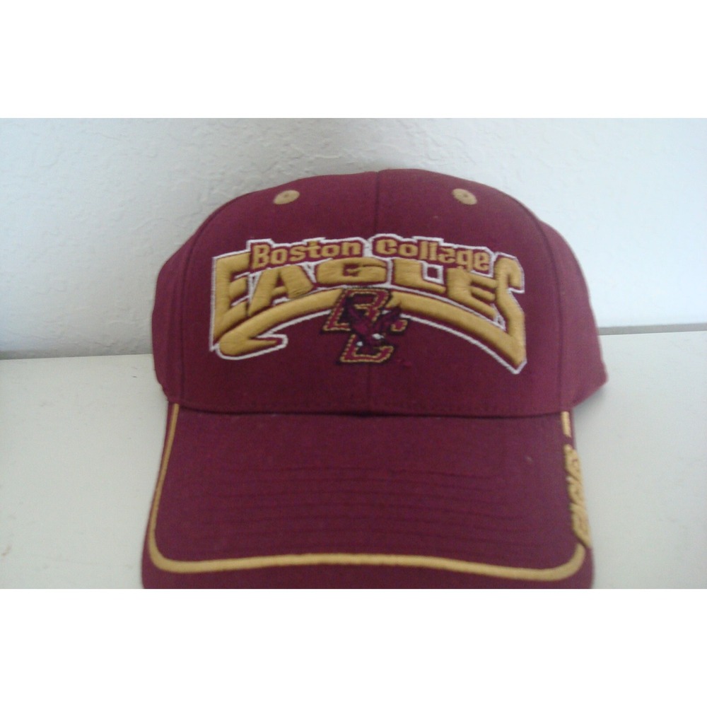 BOSTON COLLEGE EAGLES  ‎  STRAPBACK DEADSTOCK HAT CAP VINTAGE D3